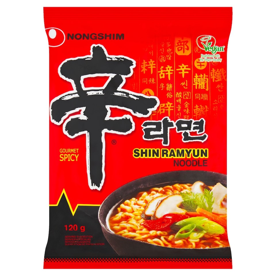 Nong-Shim Instant Shin Ramyun Noodle Soup 120G