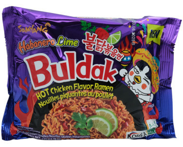 Samyang Buldak Hot Chicken Ramen Habanero Lime 135g