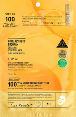 Vt Cosmetics Vita-light Reedle Shot 100 2step Hydrogel Mask