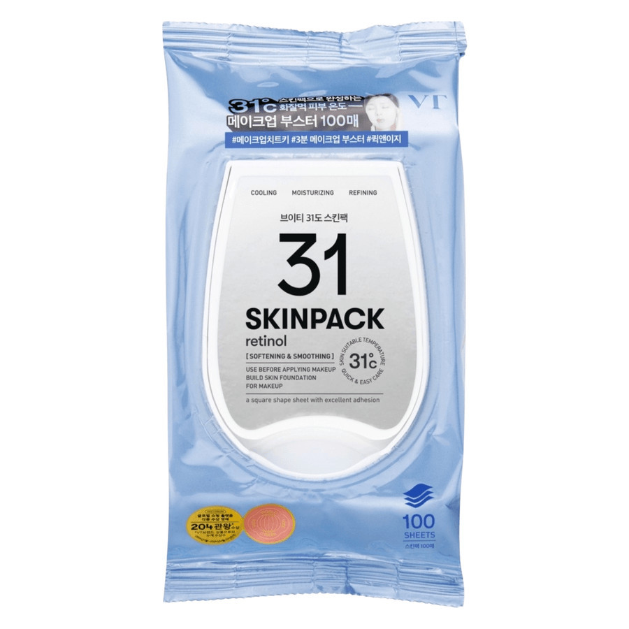 VT Cosmetics 31 Skin Pack Retinol Smooth 100pcs
