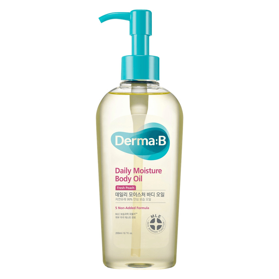 Derma:B Moisturizing Body Oil with Peach Extract 200ml