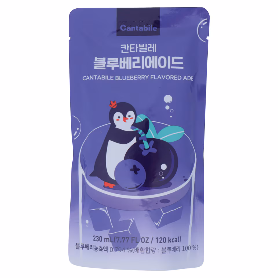 Cantabile Blueberry Flavored Ade 230ml