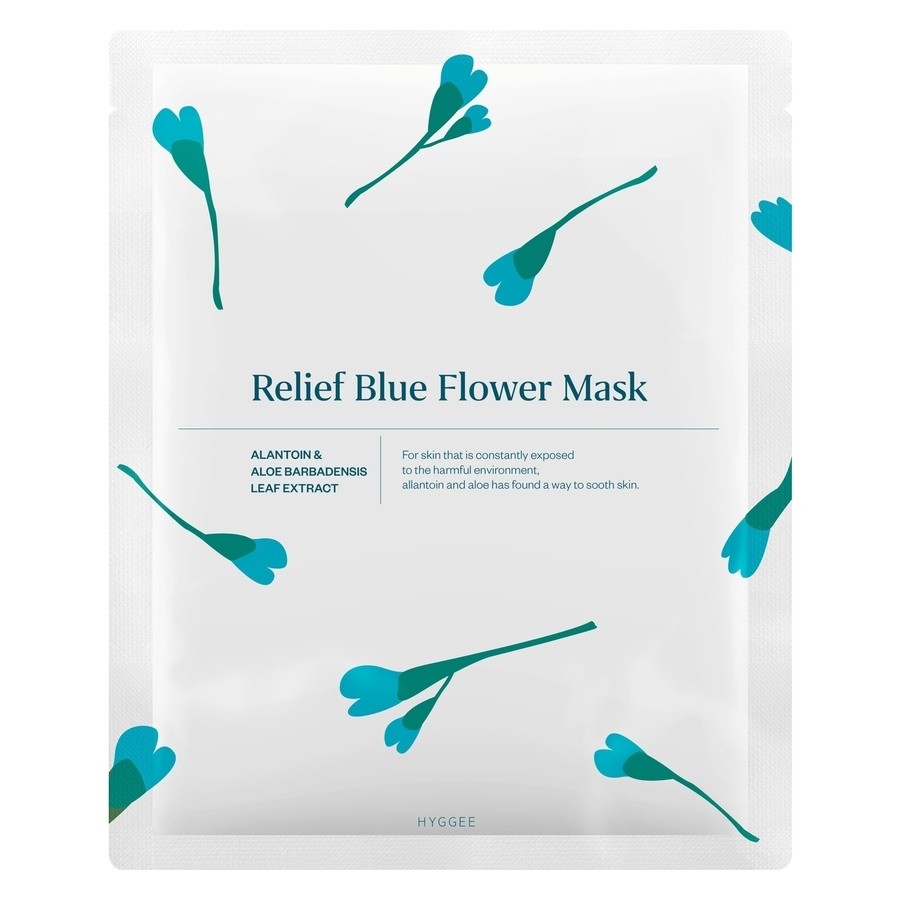 Hyggee Blue Flower Relief Flower Mask 35ml