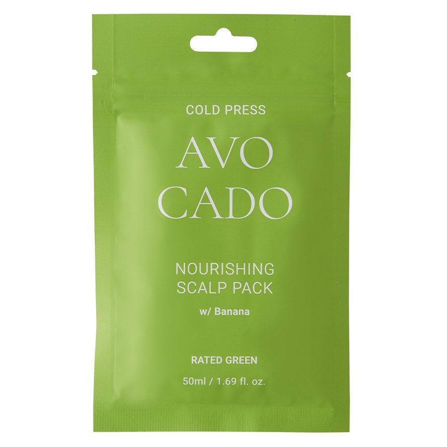 Rated Green Cold Press Avocado Nourishing Scalp Pack With Banana 50ml