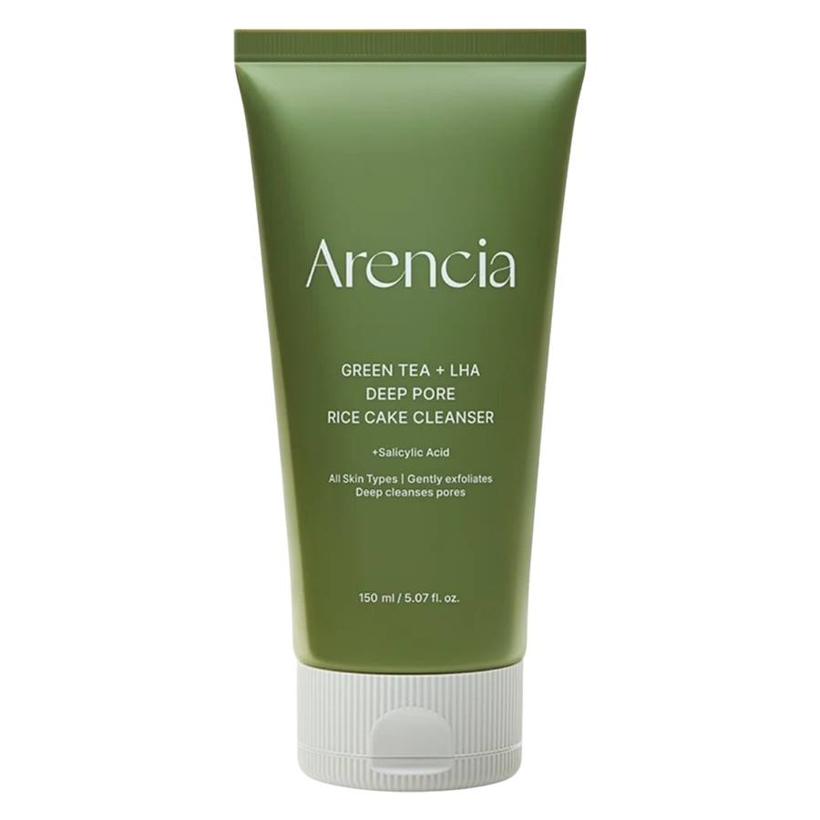 Arencia Green Tea & LHA Deep Pore Rice Cake Cleanser 150ml