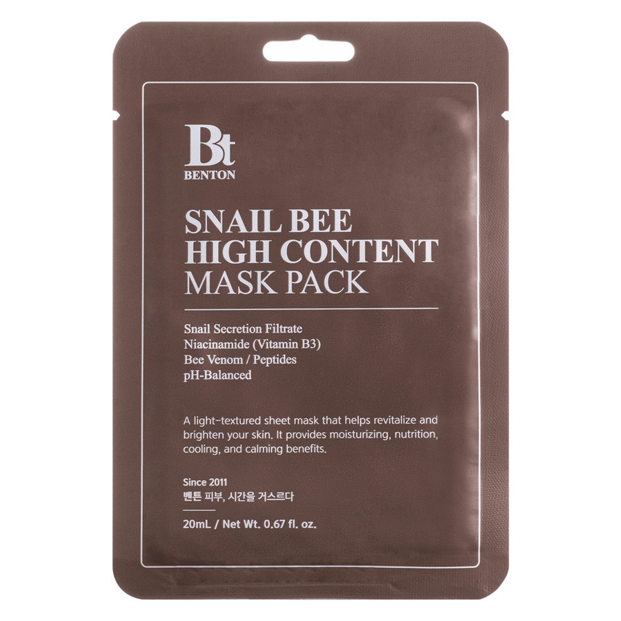 Benton Snail Bee High Content Mask 1pcs