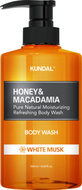 Honey & Macadamia Pure Body Wash White Musk