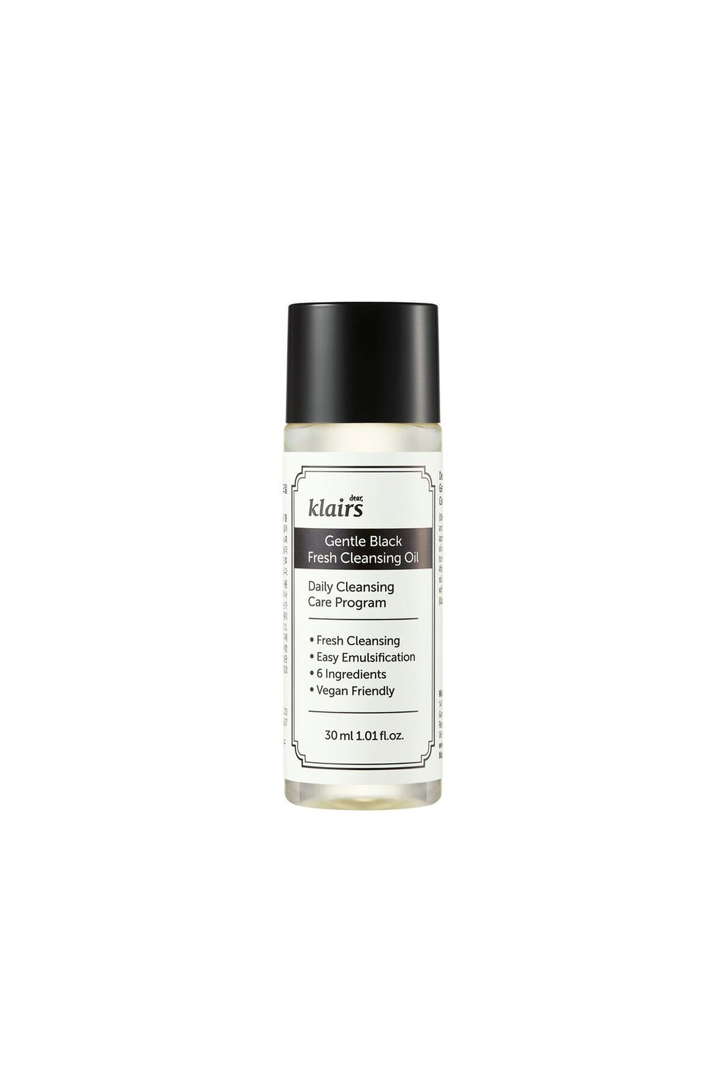 KLAIRS Gentle Black Fresh Cleansing Oil 30 ml