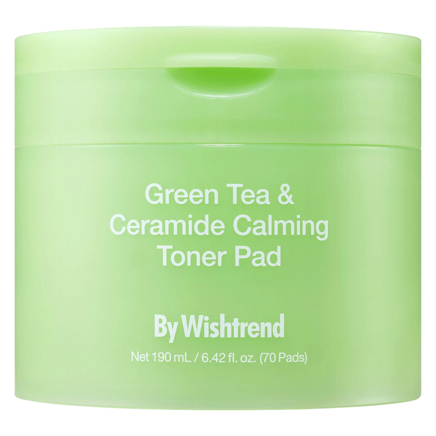By Wishtrend Green Tea & Ceramide Calming Toner Pad 70 Pads 90ml