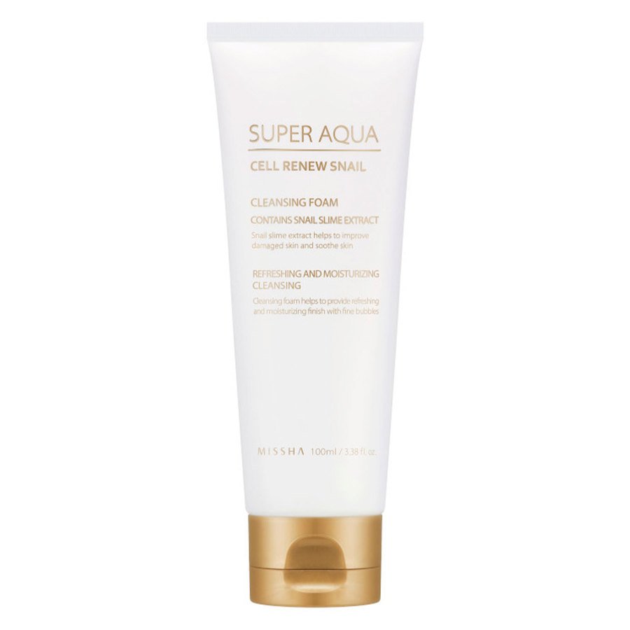 Missha Super Aqua Cell Renew Snail Cleansing Foam 100ml