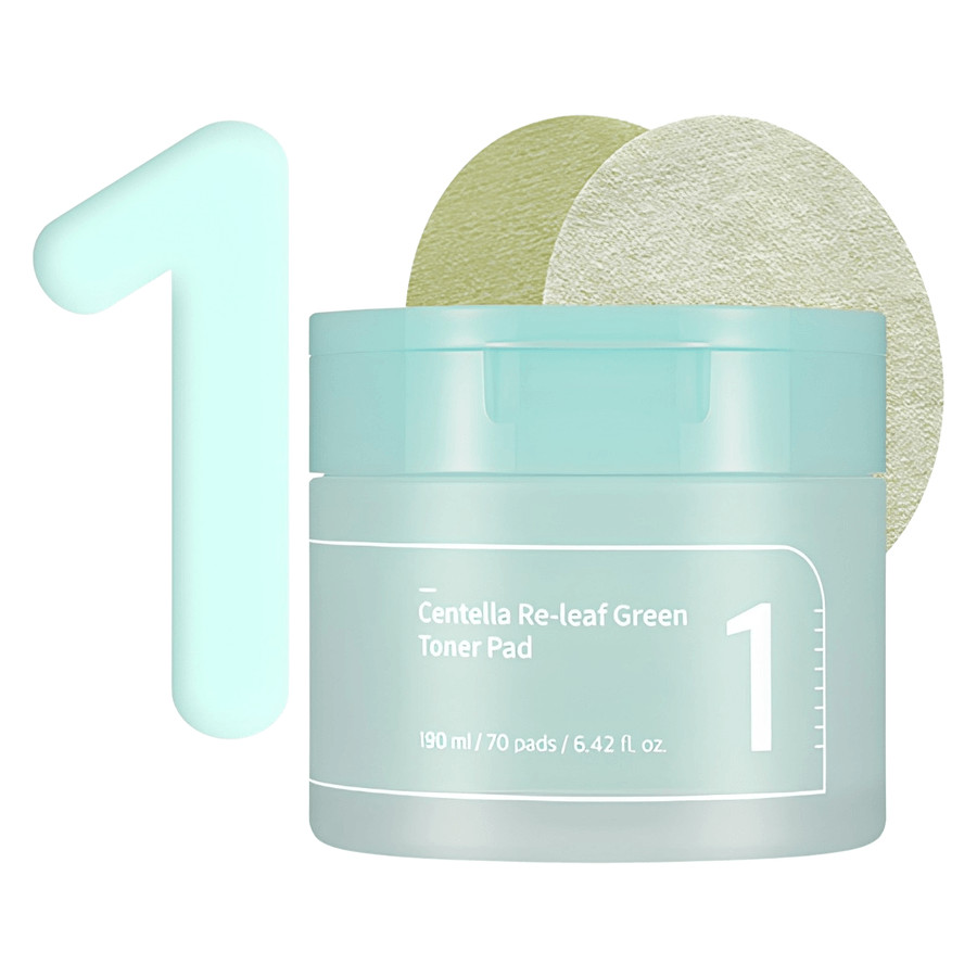 Numbuzin No.1 Centella Re-Leaf Green Toner Pad 190ml