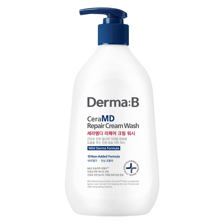 Derma:B CeraMD Moisturizing and Soothing Creamy Body Wash Gel 400ml