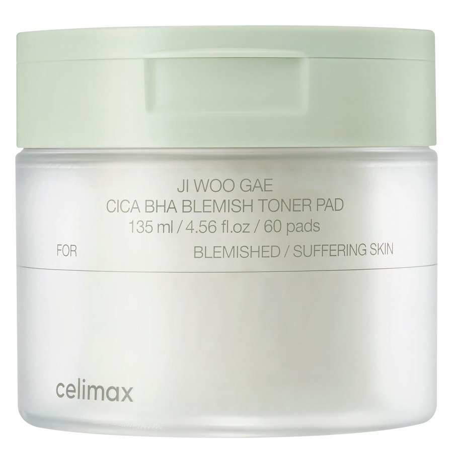Celimax Ji Woo Gae Cica BHA Blemish Toner Pad 60pcs