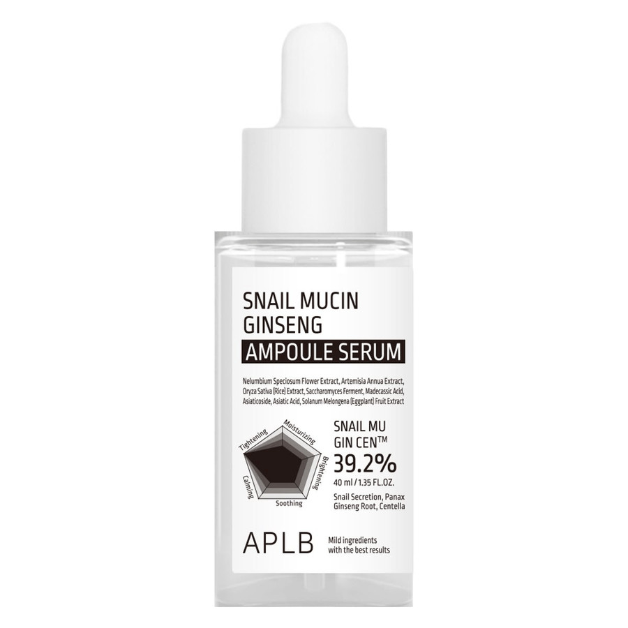 APLB Snail Mucin Ginseng Ampoule Serum 40ml