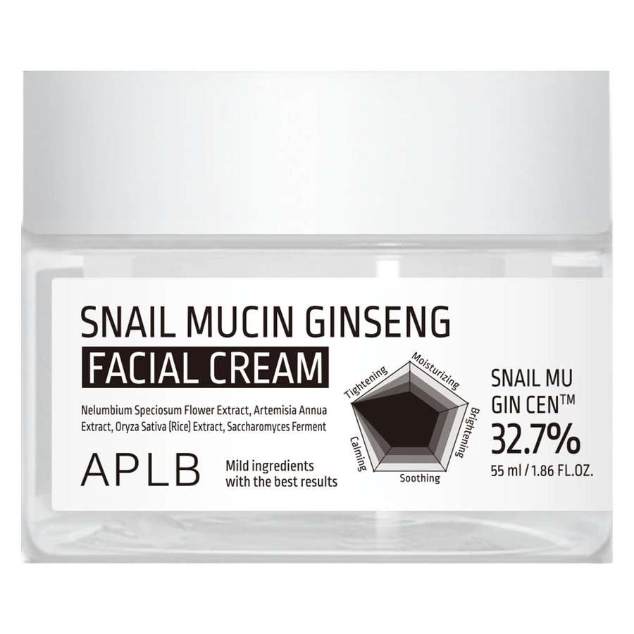 APLB Snail Mucin Ginseng Facial Cream 55ml