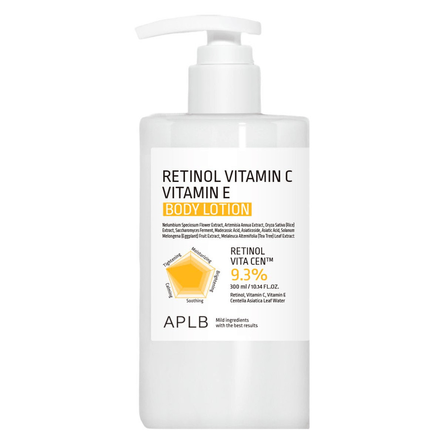 APLB Retinol Vitamin C Vitamin E Body Lotion 300ml