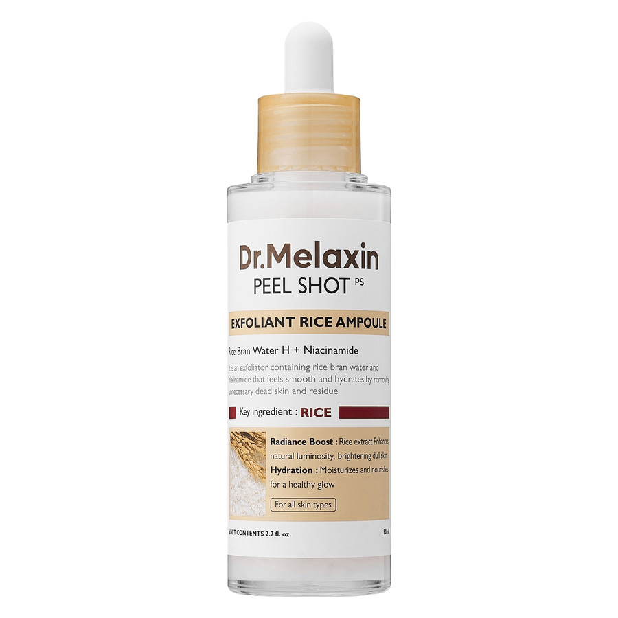 Dr.Melaxin Peel Shot Exfol White Rice Ampoule 80ml