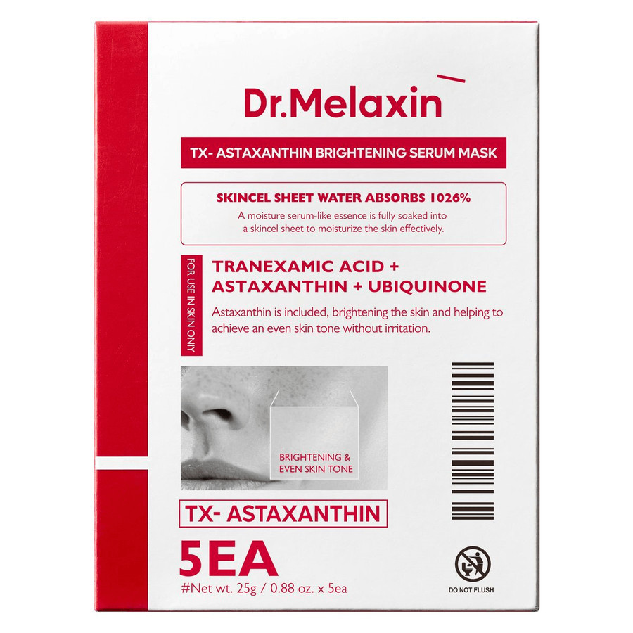 Dr.Melaxin TX Astaxanthin Brightening Serum Mask 5x25g