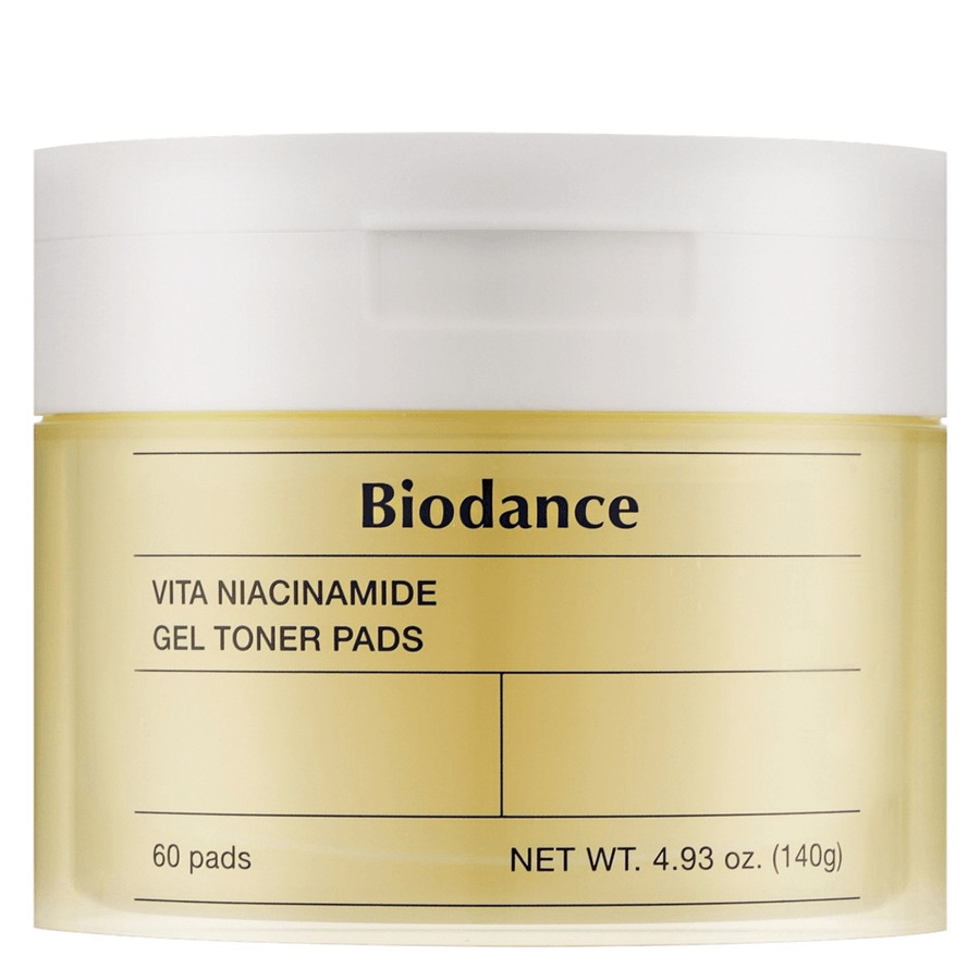 BIODANCE Vita Niacinamide Gel Toner Pads 60pcs