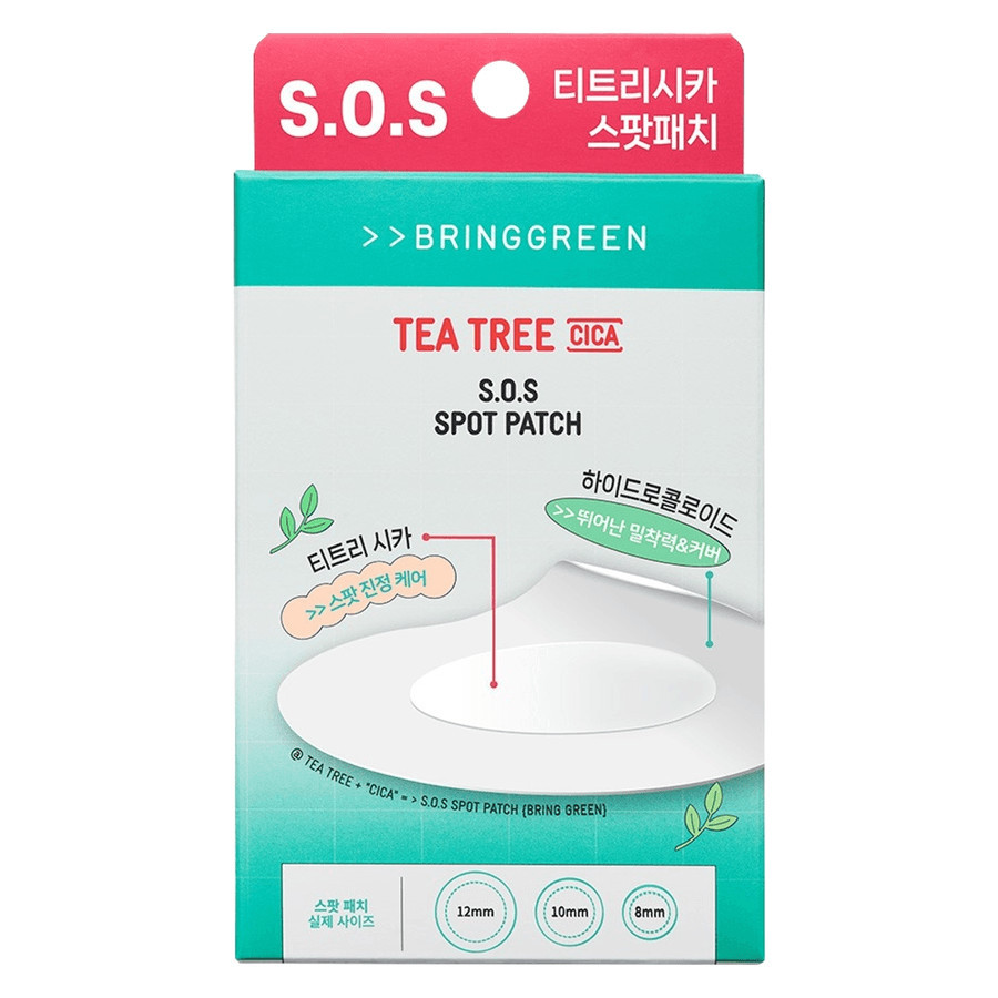 BRINGGREEN Teatree Cica SOS Spot Patch 100pcs