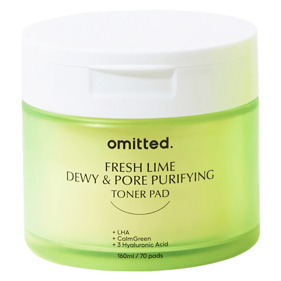 Omitted Fresh Lime Dewy & Pore Purifying Toner Pad 70pcs