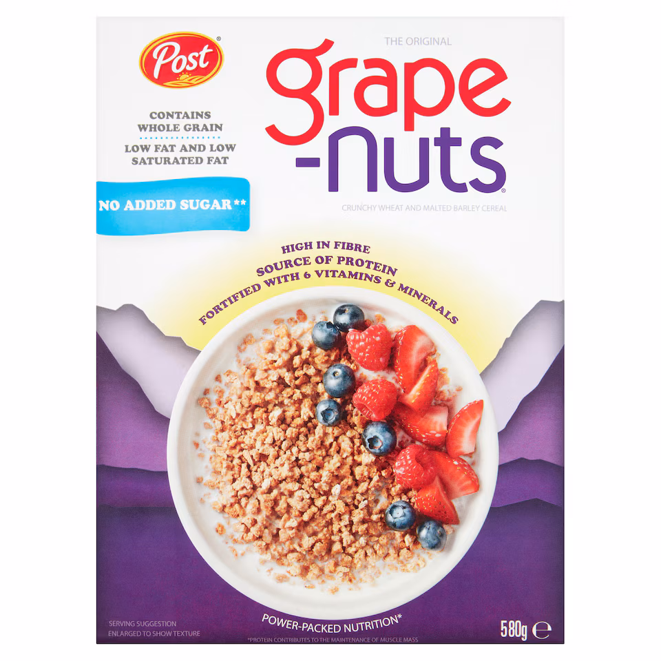 Post Grape Nuts Cereal 580G