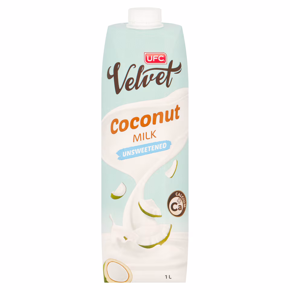 UFC Velvet Unsweetened Coconut Milk 1L