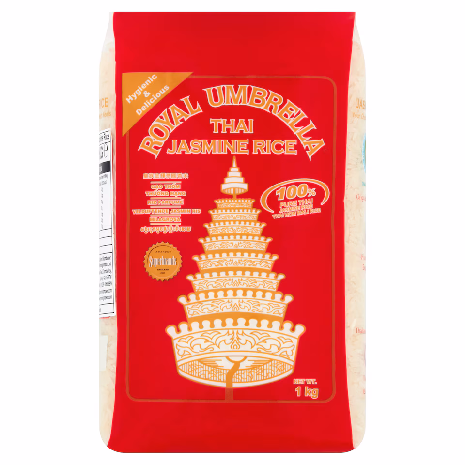 Royal Umbrella Thai Jasmine Rice 1Kg
