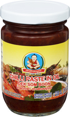Chilli Paste In Oil 220g Dek Som Boon