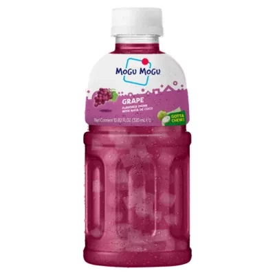 Mogu Mogu Grape Flavoured Drink with Nata de Coco 320ml