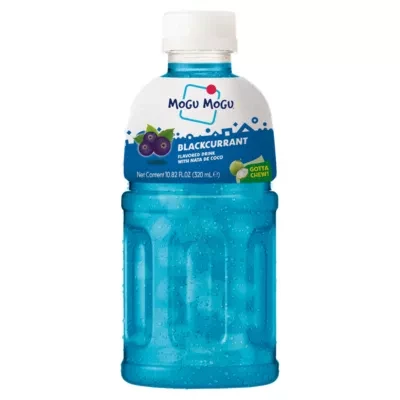 Mogu Mogu Blackcurrant Flavoured Drink with Nata De Coco 320ml