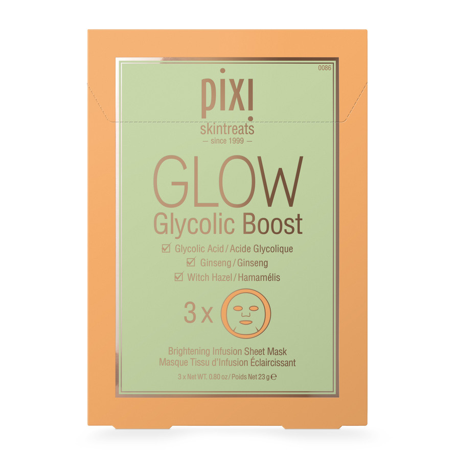 Pixi GLOW Glycolic Boost Sheet Mask 3 pcs