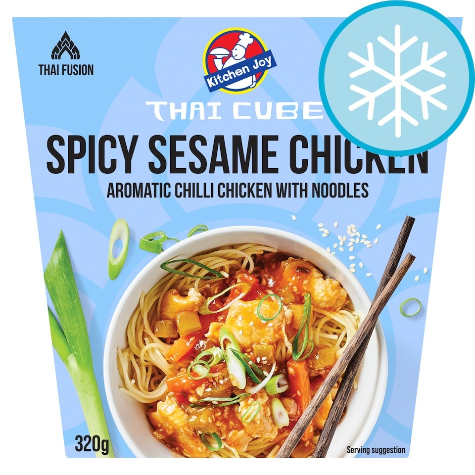Kitchen Joy Spicy Sesame Chicken Aromatic Chilli with Noodles 320g