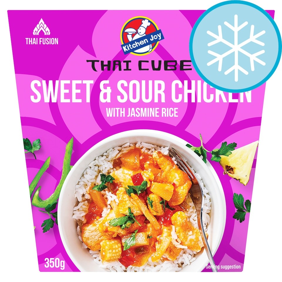 Kitchen Joy Sweet & Sour Chicken with Jasmine Rice 350g
