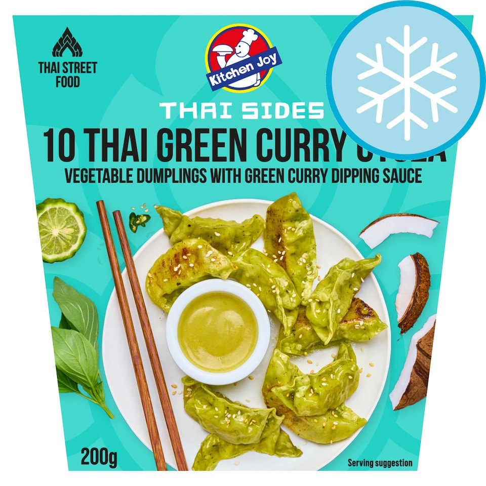 Kitchen Joy Thai Sides 10 Thai Green Curry Gyoza 200g