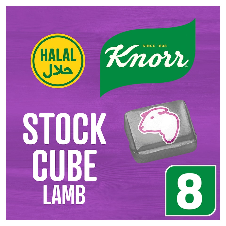 Knorr Lamb Bouillon Stock Cubes 8 Pk 72g