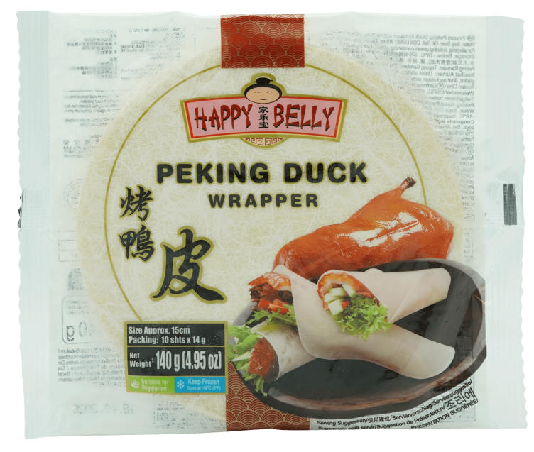 Peking Duck Wrapper 140g 10pk Happy Belly