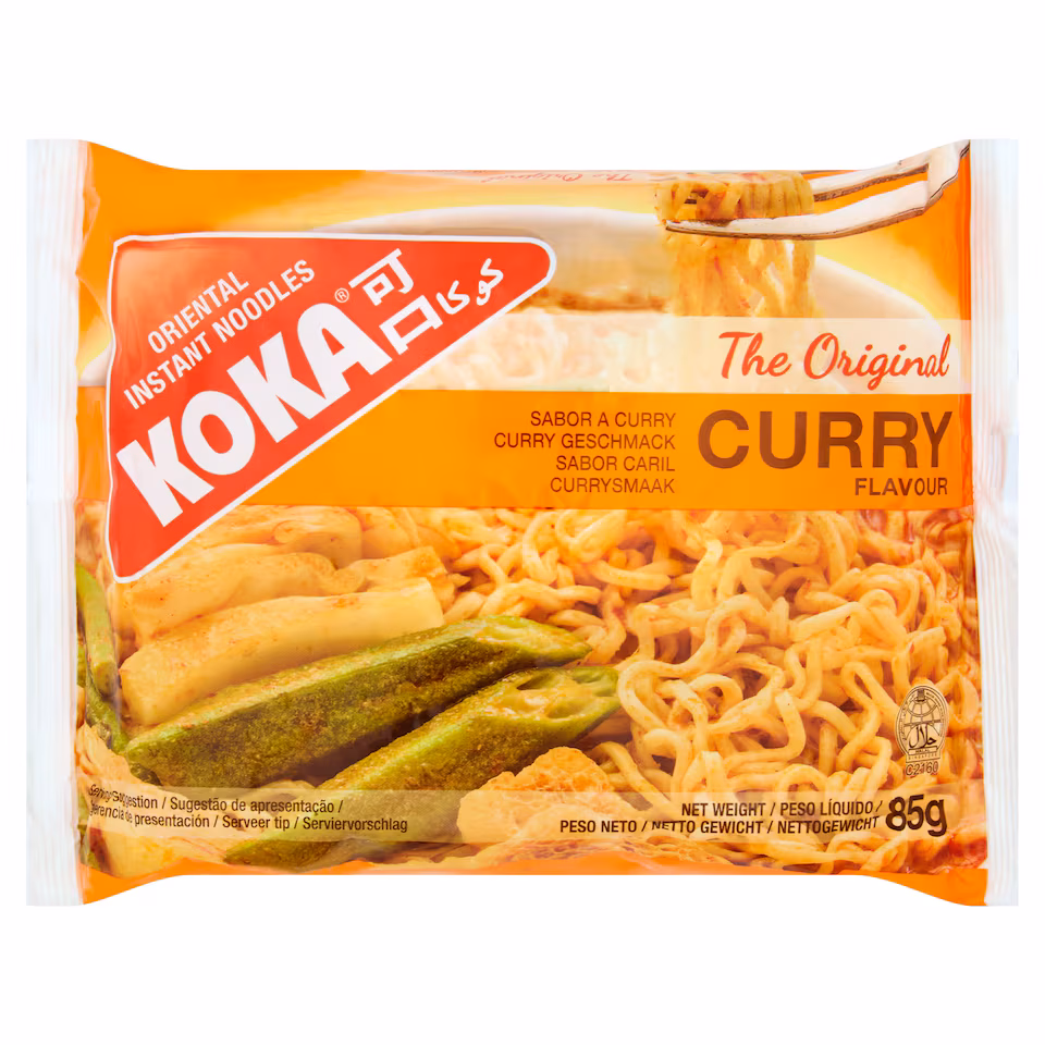 Koka Instant Noodles Curry Flavour 85G