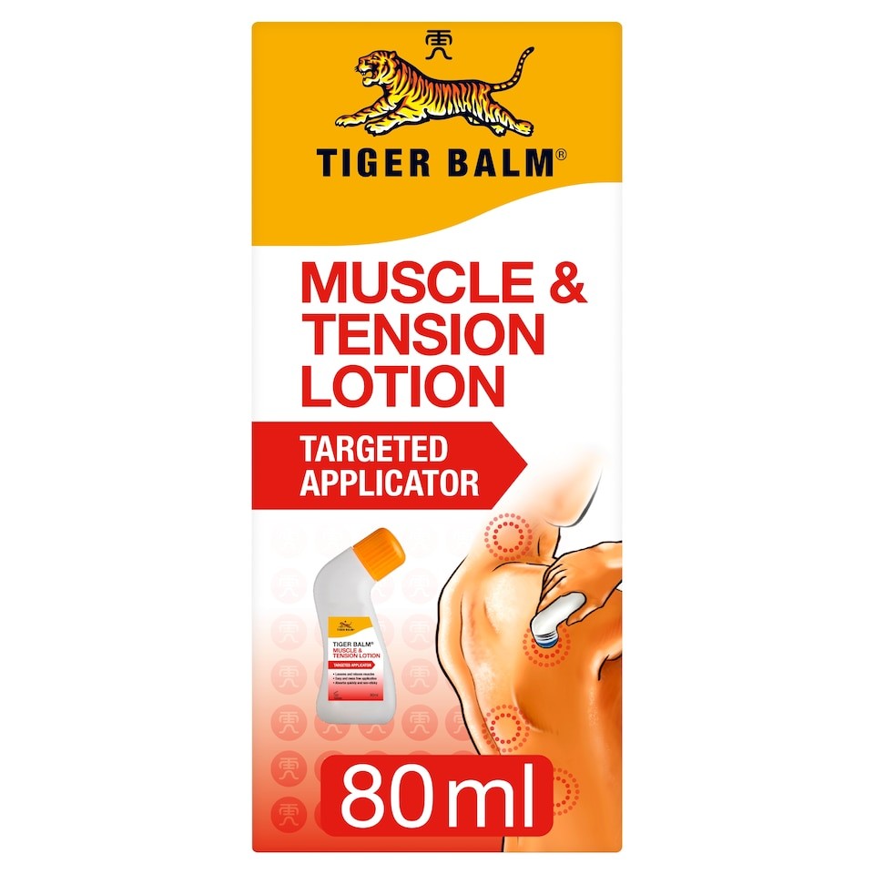 Tiger Balm Muscle & Tension Lotion 80ml