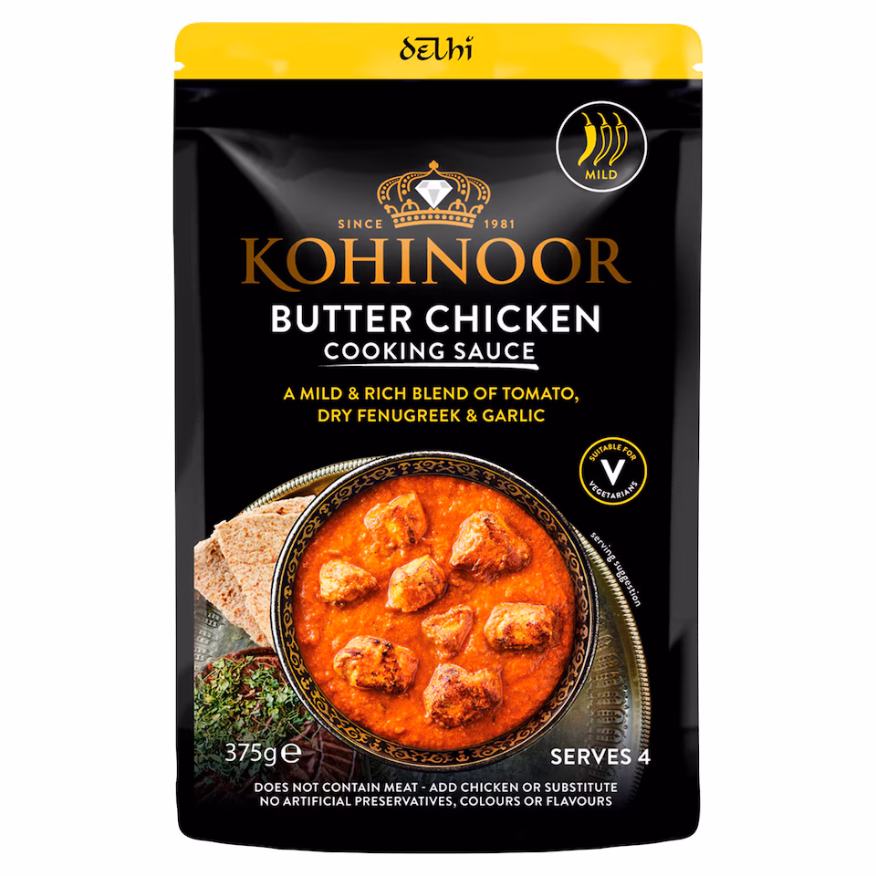 Kohinoor Delhi Butter Chicken Cooking Sauce 375G