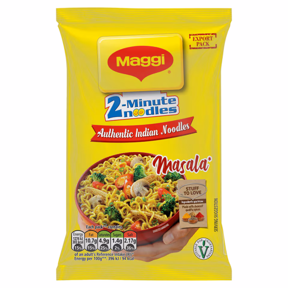 Maggi 2 Minute Masala Flavour Instant Noodles 70g