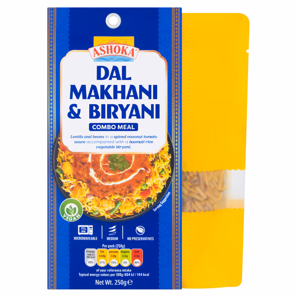 Ashoka Dal Makhani & Biryani Combo Meal 250g