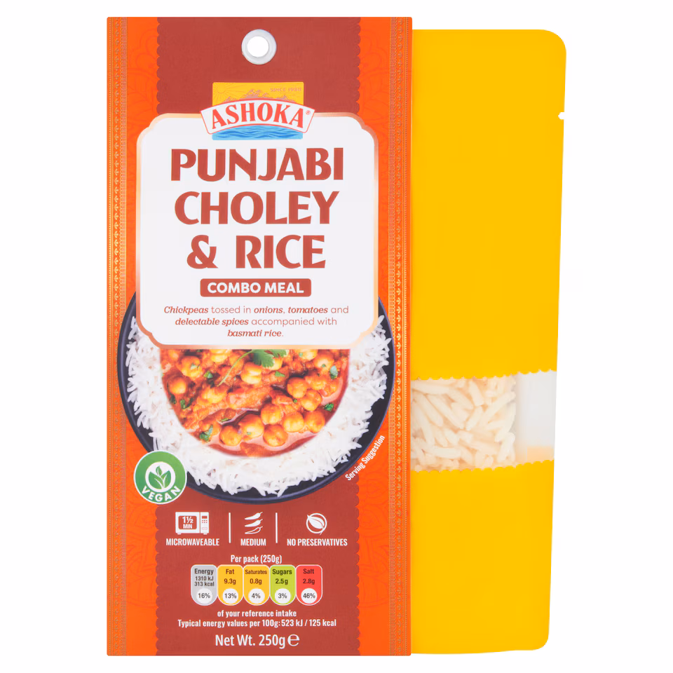 Ashoka Punjabi Choley & Rice 250g