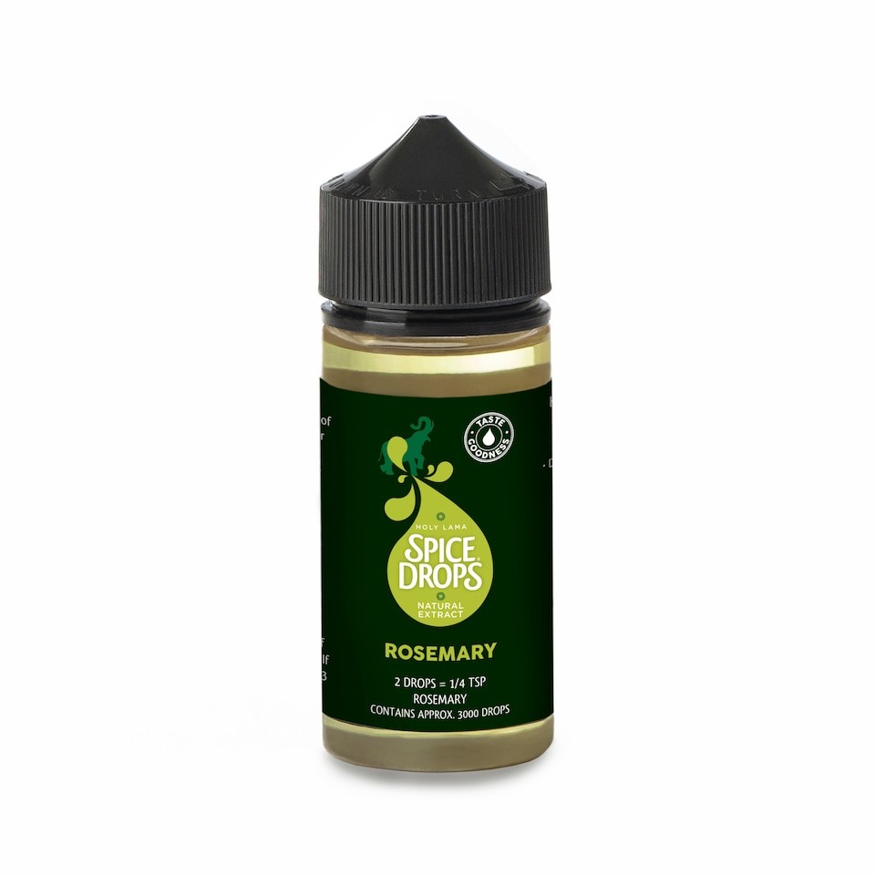 Spice Drops Rosemary 100ml – Liquid Food Flavouring for Cooking, Sauces & Recipes