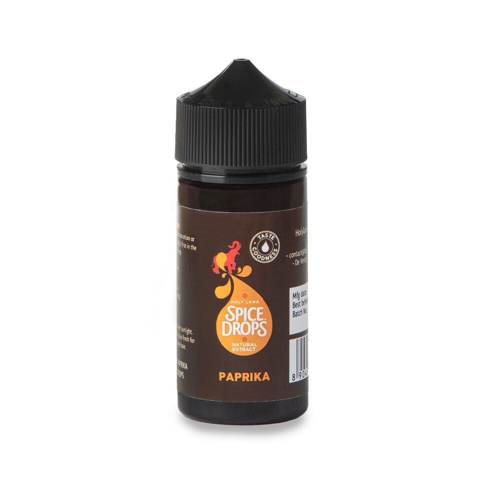 Spice Drops Paprika Food Flavouring 100ml – Liquid Flavouring for Cooking, Sauces & Recipes