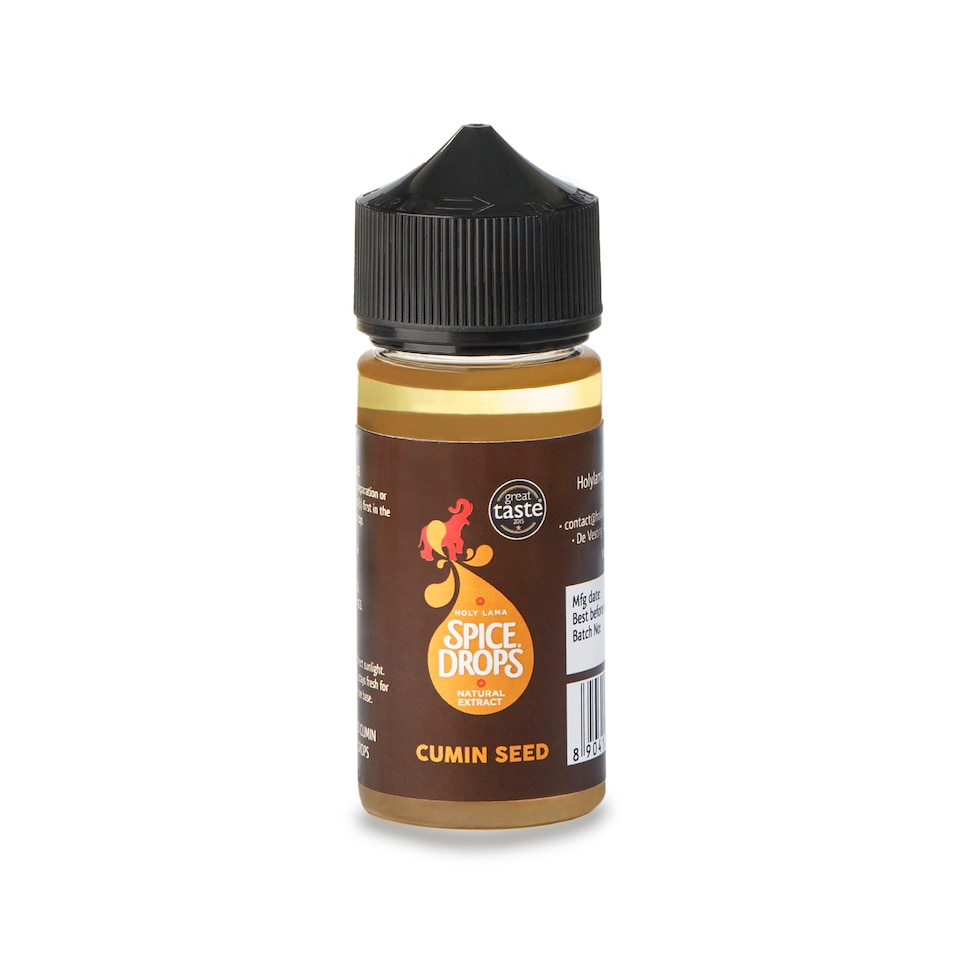 Spice Drops Cumin Seed Food Flavouring 100ml – Liquid Flavouring for Cooking, Curries & Recipes