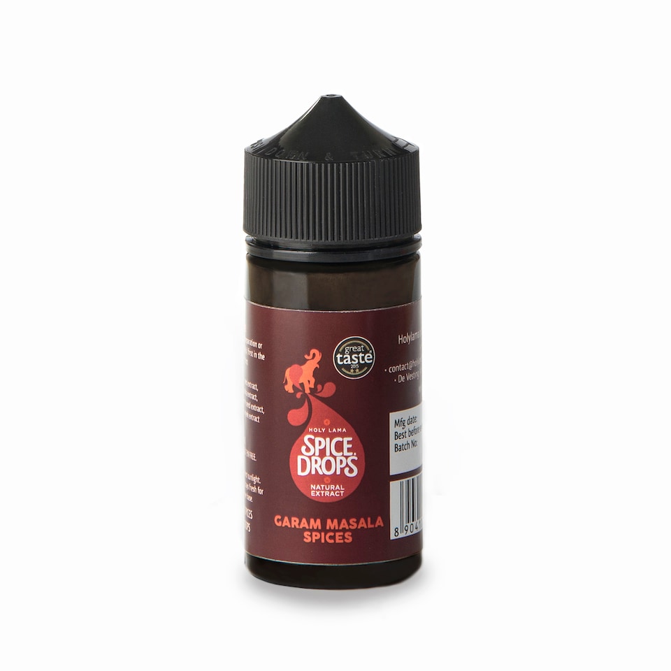 Spice Drops Garam Masala Food Flavouring 100ml – Liquid Flavouring for Cooking, Curries & Recipes