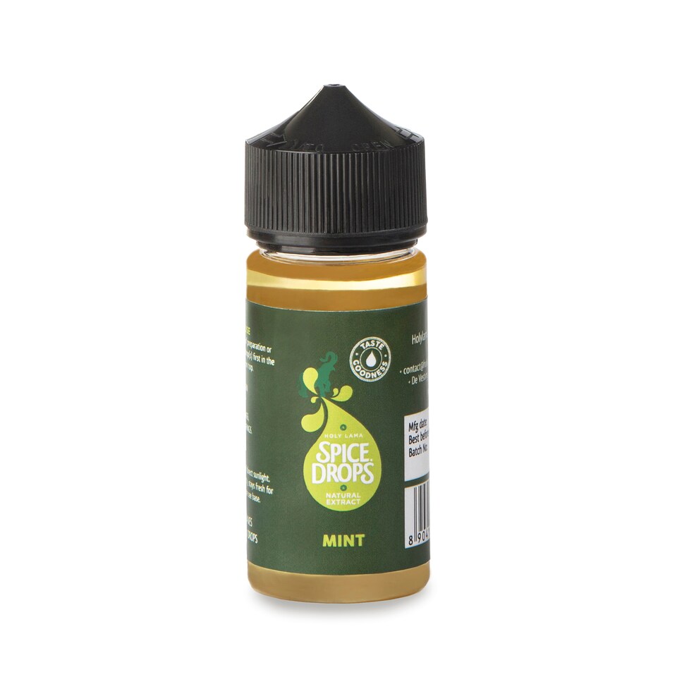 Spice Drops Mint Food Flavouring 100ml – Liquid Flavouring for Drinks, Baking & Recipes