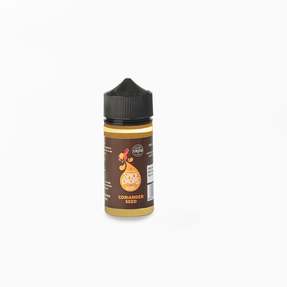 Spice Drops Coriander Seed Food Flavouring 100ml – Liquid Flavouring for Cooking, Baking & Recipes