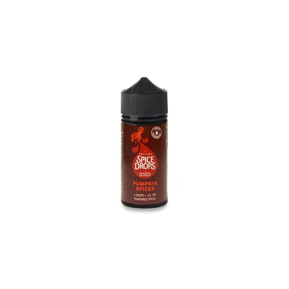 Spice Drops Pumpkin Spice Food Flavouring 100ml – Liquid Flavouring for Baking, Drinks & Desserts